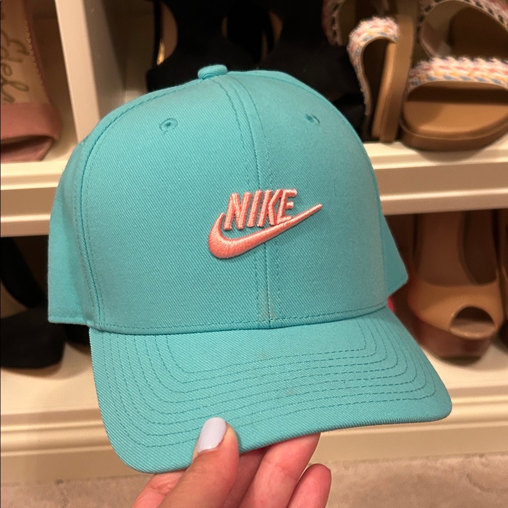 Nike Aqua and Coral Cap